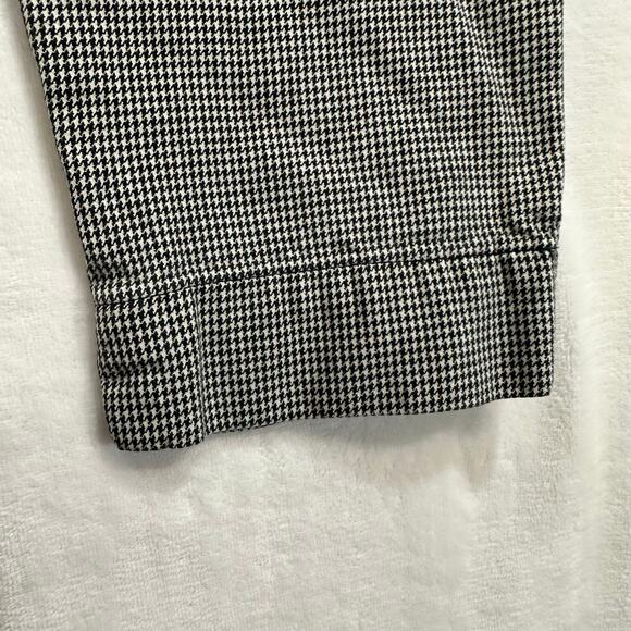 GAP‎ Women's 6 High Rise Trousers Pants Retro Wide Leg 60s Costume Checkered - Picture 4 of 9